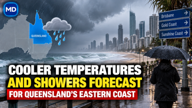 Cooler Temperatures and Showers Forecast for Queensland Eastern Coast