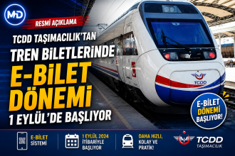TCDD Taşımacılık’tan tren biletlerinde e-bilet dönemi: 1 Eylül’de başlıyor