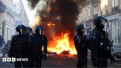 Emmanuel Macron Calls for Calm After Widespread Rioting and Looting Across France