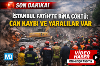 İstanbul Fatih’te Bina Çöktü: Can Kaybı ve Yaralılar Var