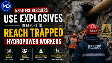 Nepalese Rescuers Use Explosives in Effort to Reach Trapped Hydropower Workers