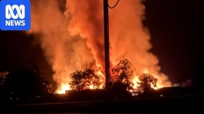 Fire Destroys Historic Abandoned Hospital Building in Southern Tasmania