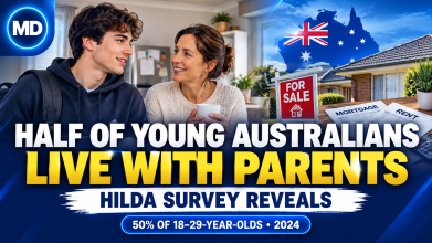 Half of Young Australian Adults Living with Parents, HILDA Survey Reveals