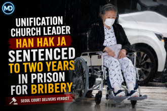 Unification Church Leader Han Hak-ja Sentenced to Two Years in Prison for Bribery