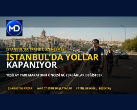 İstanbul’da 23 Ağustos Pazar günü birçok yol kapanacak: İşte alternatif güzergâhlar