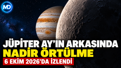 Jüpiter Ay’ın arkasında kayboldu: Nadir örtülme 6 Ekim’de izlendi