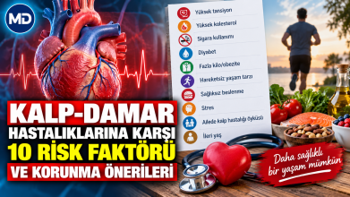 Kalp damar hastalıklarına karşı 10 risk faktörü ve korunma önerileri