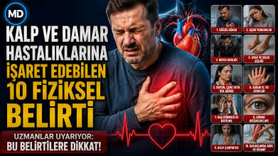 Kalp ve damar hastalıklarına işaret edebilen 10 fiziksel belirti