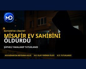 Kayseri’de misafir olarak gittiği evde ev sahibini bıçaklayan şüpheli tutuklandı