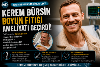 Kerem Bürsin boyun fıtığı ameliyatı geçirdi: Hastane paylaşımı dikkat çekti
