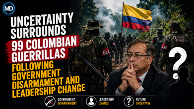 Uncertainty Surrounds 99 Colombian Guerrillas Following Government Disarmament and Leadership Change
