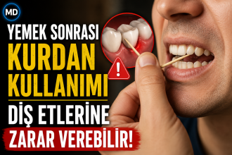Yemek sonrası kürdan kullanımı diş etlerine zarar verebilir