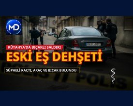 Kütahya’da eski eşini sokak ortasında bıçaklayan şüpheli aranıyor