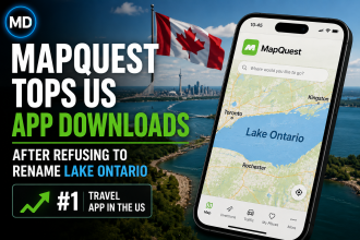 MapQuest Tops US App Downloads After Refusing to Rename Lake Ontario