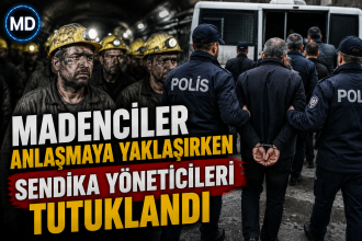 Madenciler anlaşmaya yaklaşırken sendika yöneticileri tutuklandı
