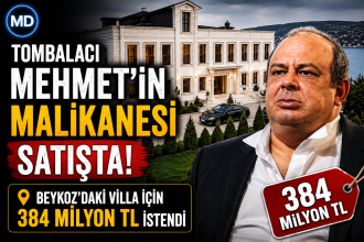 Tombalacı Mehmet’in malikanesi satışta: Beykoz’daki villa için 384 milyon TL istendi