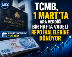 TCMB, 1 Mart’ta ara verdiği bir hafta vadeli repo ihalelerine dönüyor