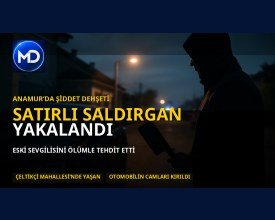 Mersin Anamur’da eski sevgili dehşeti: Satırla otomobile saldırdı