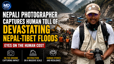 Nepali Photographer Captures Human Toll of Devastating Nepal-Tibet Floods