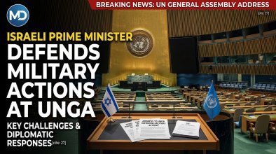 Israeli Prime Minister Netanyahu Defends Military Actions at UN General Assembly