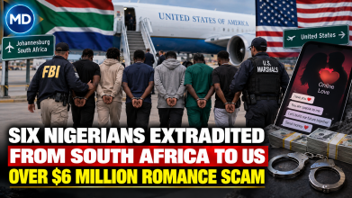 Six Nigerians Extradited from South Africa to US Over $6 Million Romance Scam