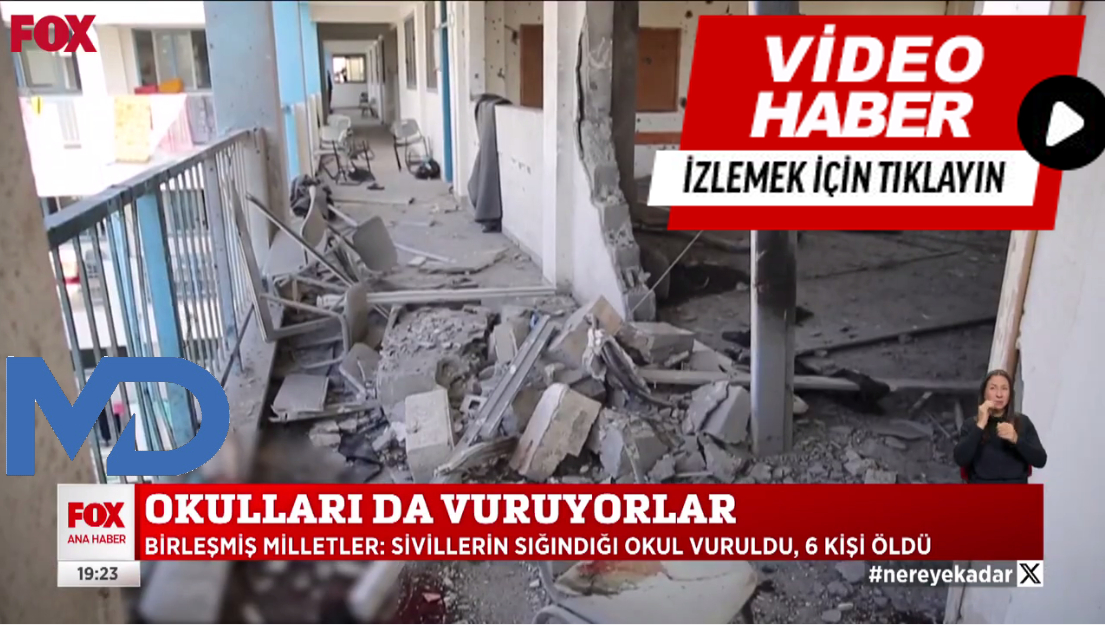 İsrail Okul Vurdu: 6 Kişi Öldü!