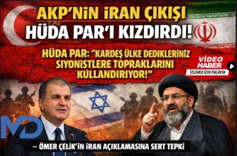 AKP’nin İran Açıklaması HÜDA PAR’ı Kızdırdı: Ömer Çelik’e Sert Tepki