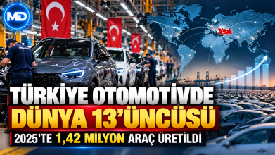 OICA 2025 verileri: Türkiye 1,4 milyon araçla dünyada 13. sırada