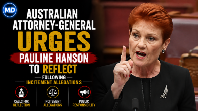 Australian Attorney-General Urges Pauline Hanson to Reflect Following Incitement Allegations