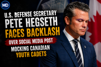 US Defense Secretary Pete Hegseth Faces Backlash Over Social Media Post Mocking Canadian Youth Cadets