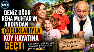 Deniz Uğur, Reha Muhtar’ın ardından çocuklarıyla köy hayatına geçti