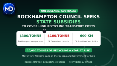 Rockhampton Council Seeks State Subsidies to Cover High Recycling Transport Costs