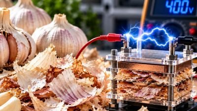 Sarımsak kabuklarından 400 volt üreten sensör kapı güvenliğinde test edildi