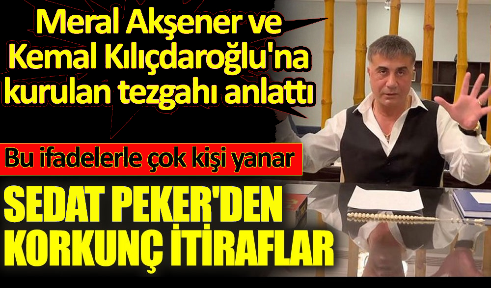 İYİ Parti Genel Başkanı Meral Akşener ve CHP Genel Başkanı Kemal Kılıçdaroğlu hakkında Bomba etkisi yaratacak itiraflar.