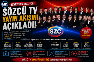Sözcü TV yeni sezon yayın akışını açıkladı: Ekranda dikkat çeken isimler