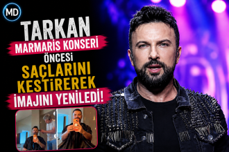 Tarkan Marmaris konseri öncesi saçlarını kestirerek imajını yeniledi
