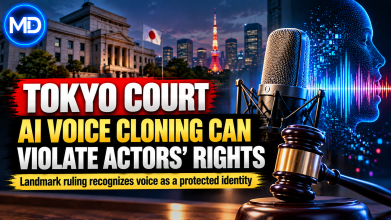Tokyo Court Rules AI Voice Cloning Violates Actor's Rights