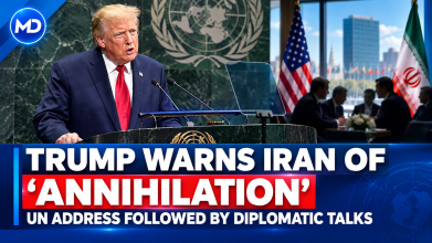 Trump Warns of Iran Annihilation in UN Address Amid Parallel Diplomatic Talks