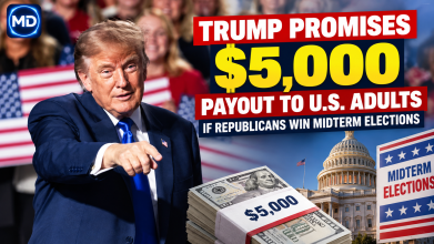 Donald Trump Promises $5,000 Payout to US Adults if Republicans Win Midterm Elections