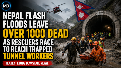 Nepal Flash Floods Leave Over 1,000 Dead as Rescuers Race to Reach Trapped Tunnel Workers