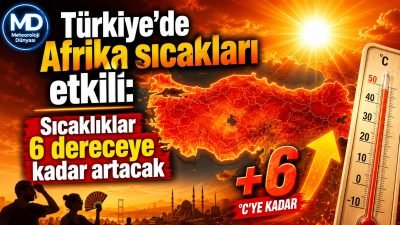 Türkiye'de Afrika sıcakları etkili: Sıcaklıklar 6 dereceye kadar artacak