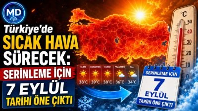 Türkiye'de sıcak hava sürecek: Serinleme için 7 Eylül tarihi öne çıktı