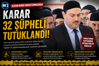 Alihan Kuriş soruşturmasında karar: 32 şüpheli tutuklandı