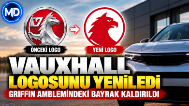 Vauxhall logosunu yeniledi: Griffin amblemindeki bayrak kaldırıldı