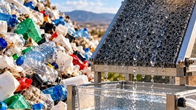 Viyana Üniversitesi’nden plastik atıklardan havadaki nemi toplama yöntemi