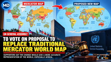 UN General Assembly to Vote on Proposal to Replace Traditional Mercator World Map
