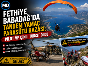 Fethiye Babadağ’da tandem yamaç paraşütü kazası: Pilot ve Çinli turist öldü