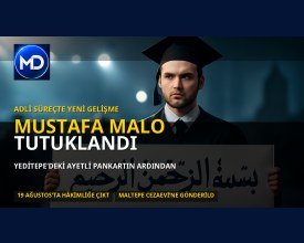 Yeditepe mezuniyetindeki ayetli pankartla gündeme gelen Mustafa Malo tutuklandı