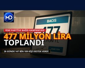 YENİ Parti’nin bağış kampanyasında 26 günde 477 milyon lira toplandı
