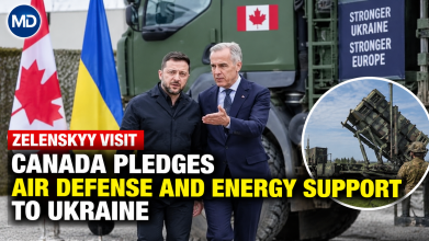 Canada Pledges Air Defense and Energy Support to Ukraine During Zelenskyy Visit